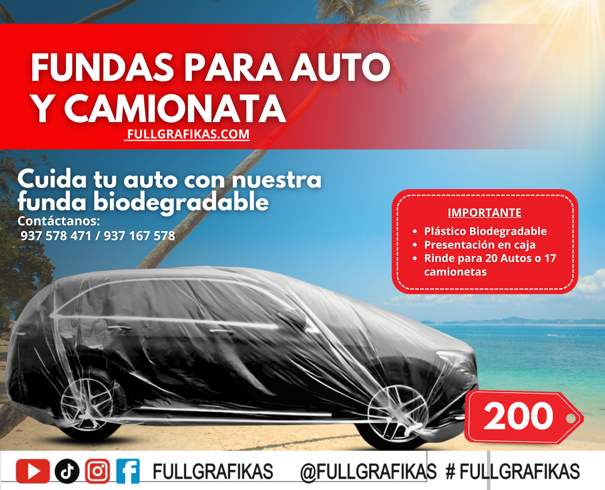 cobertor para auto, protege de las lluvias, polvo , sol, de material resistente